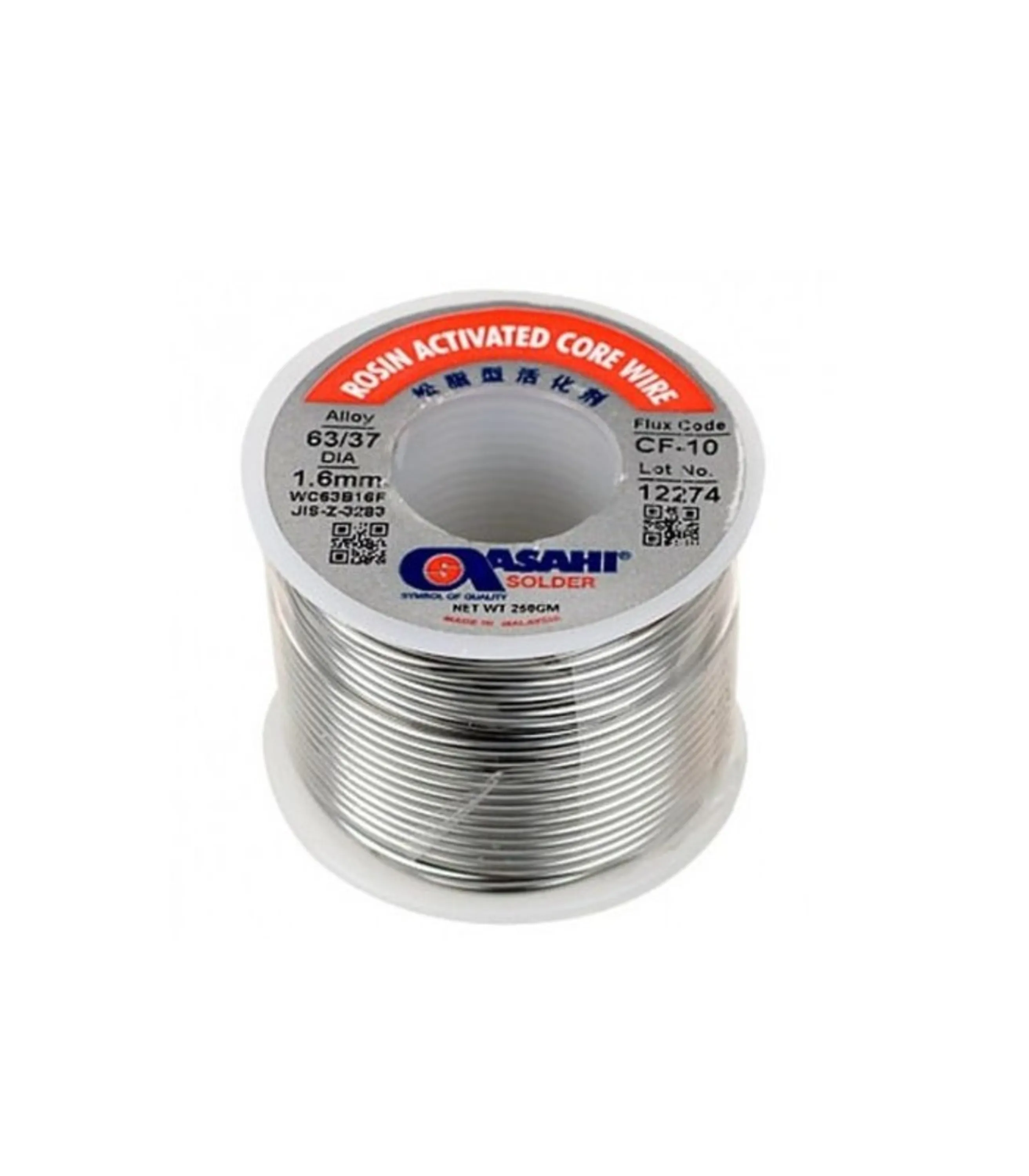 سیم لحیم قلع ASAHI 250g مدل 0.8mm آساهی مدل CF-10